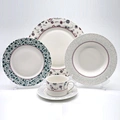 Elegant Paisley Porcelain Plate